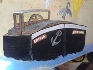 Cathja barge painting